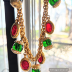 Vintage Chanel Gripoix Glass